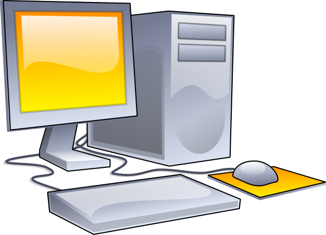 本頁圖片/檔案 - Desktop_computer_clipart_-_Yellow_theme.svg
